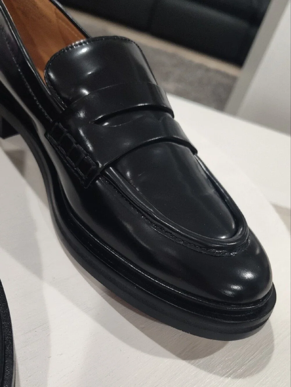 Madewell Vernon Loafer In Classic Black Size 10